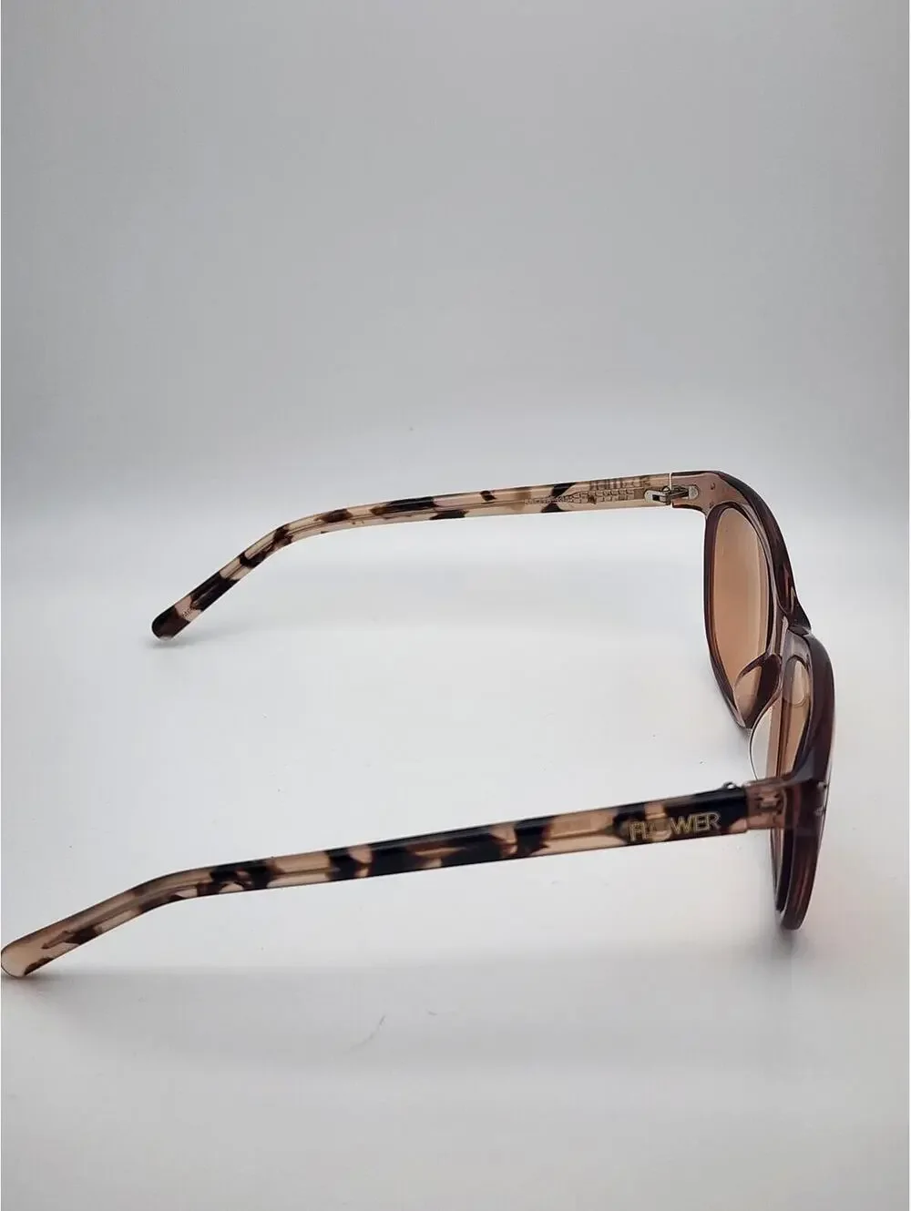Flower Brown Transparent Prescription Sunglasses Frames